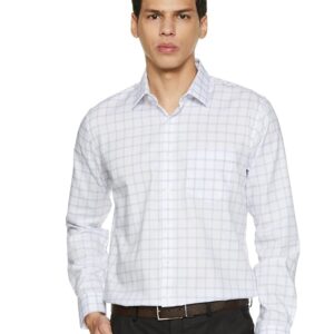 Slim Fit Checkered Solid Shirt