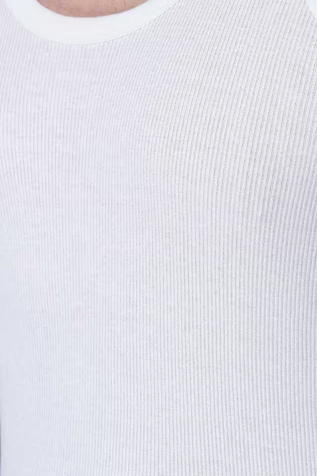 Men's White Pack of 3 Solid Cotton - Image 6