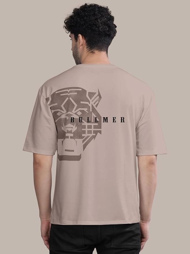 Front and Back Printed oversized T-shirt for men - Image 2